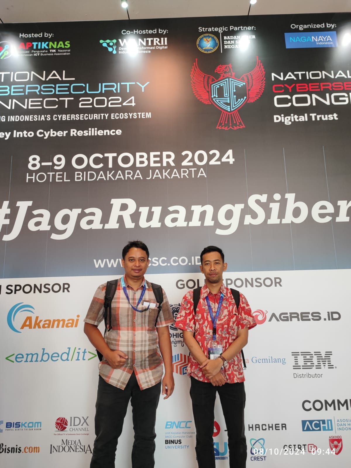 DISKOMINFO Kota Semarang Hadiri National Cybersecurity Conet 2024 di Jakarta